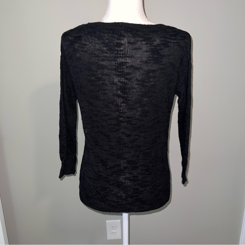 Banana Republic Black Knit Top - Picture 2 of 5